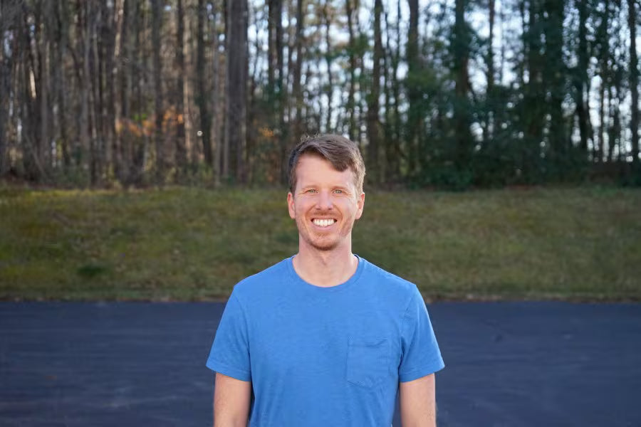 Second Skin Audio team member smiling outdoors