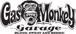 Gas Monkey Garage logo — Dallas, Texas — Blood, Sweat and Beers
