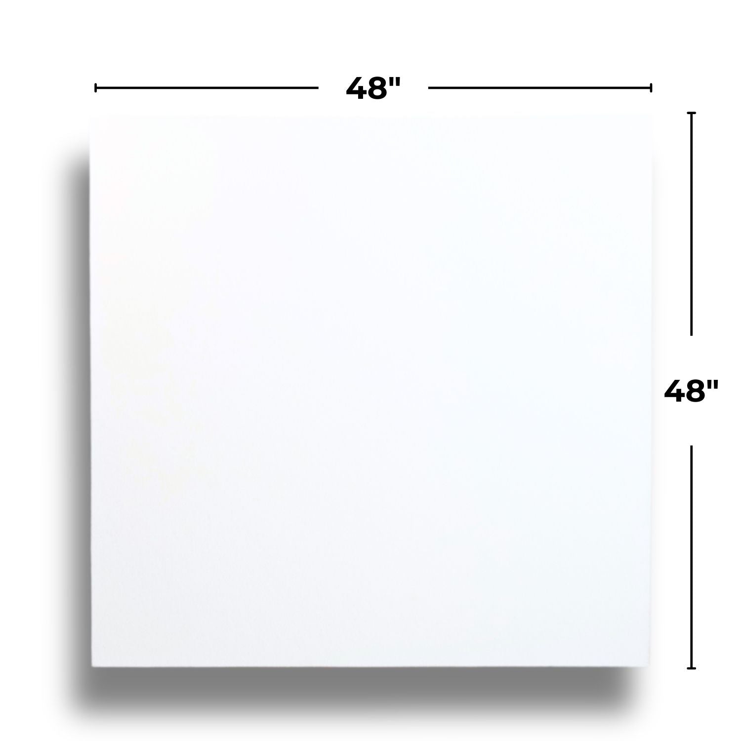 PolyZorbe Large acoustic panel, white, 48x48 inches