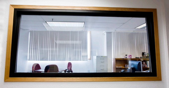 tru acoustics soundproof window installed in wall