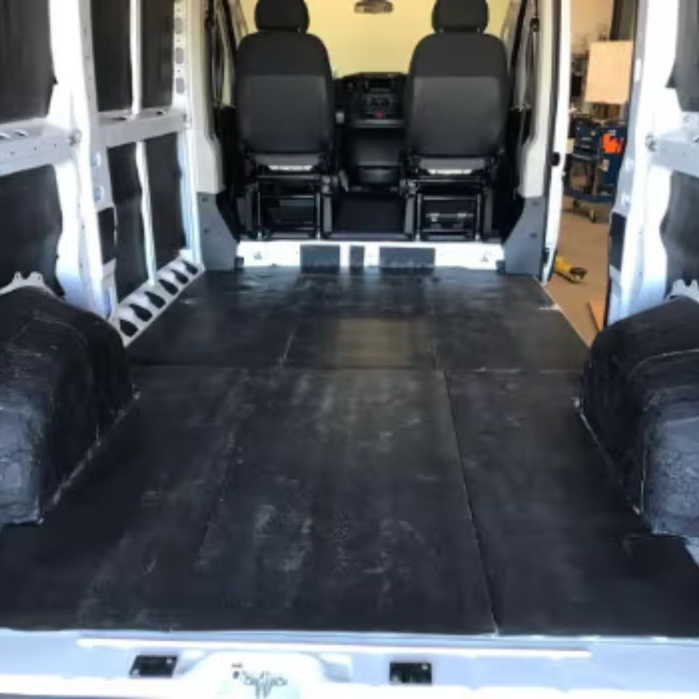 sprinter van floor with luxury liner pro