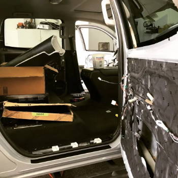 Toyota Tundra Door Soundproofing
