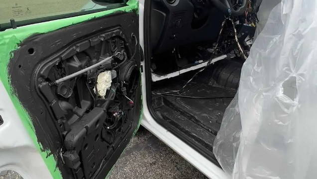 2022 Metris Van Door Sound Deadening