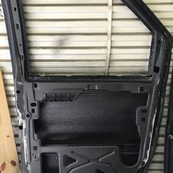 GMC 3500 IRONSIDE Transformer Tribute Build Sound Deadening Door