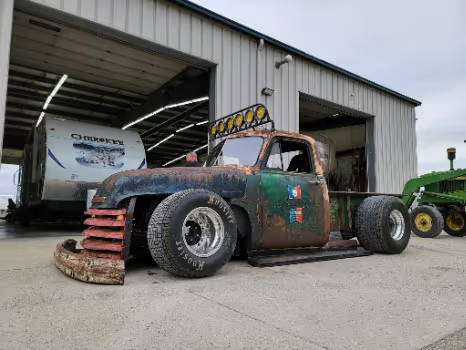 1948 Chevy Truck on Air Ride