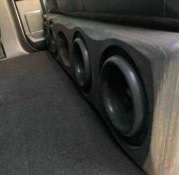 F350 Sound Deadening Sub woofers