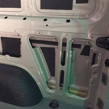 Mercedes Sprinter Van Wheel Well Soundproofing