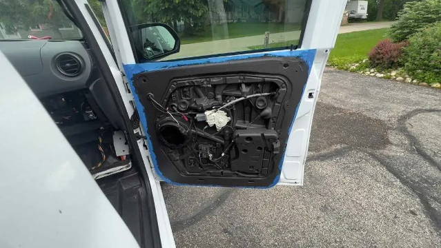2022 Mercedes Benz Metris Van Door Soundproofing