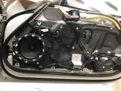 Miata Soundproofing of door