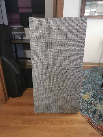 CelluZorbe used to make fabric wrapped panel