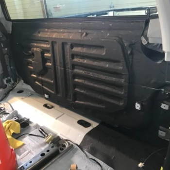 Tundra Back Wall Sound Deadening