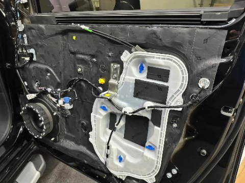 Tundra Door Sound Deadening and Vapor Barrier