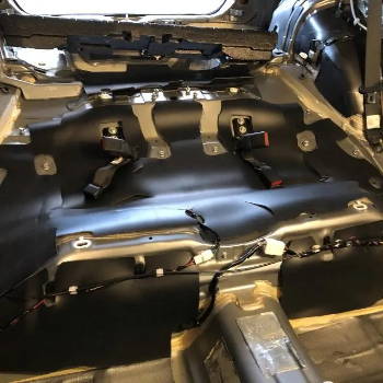 end road noise with mlv on the car floor