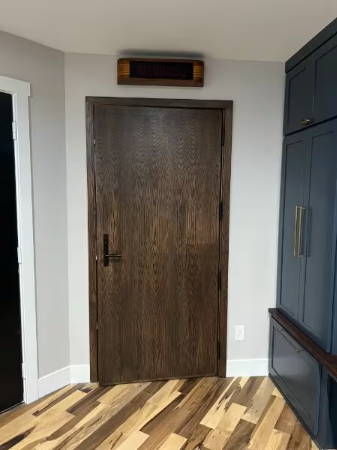 Sound Lock door for a home recording studio
